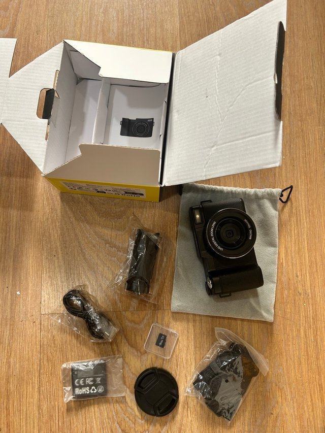 Fotocamera video 5K ultra HD 64MP SLR digitale 18X