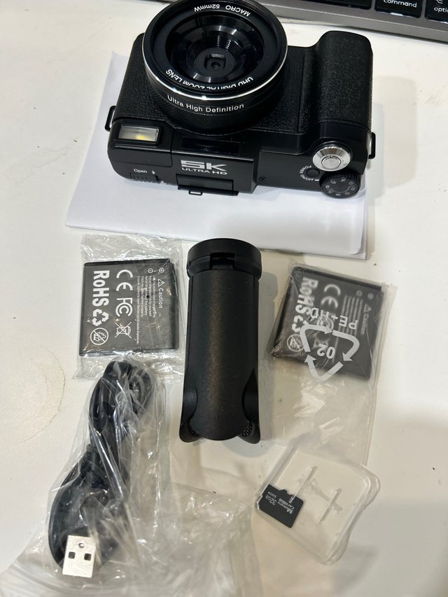 Fotocamera video 5K ultra HD 64MP SLR digitale 18X