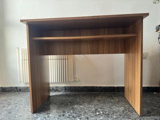 Escritorio y Silla Azul/Marrón