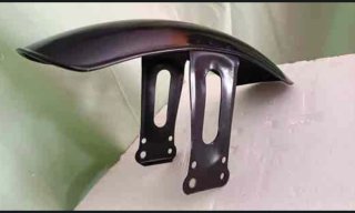 Guardabarros delantero negro