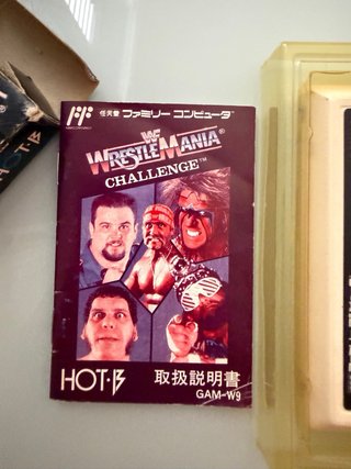 Juego Famicom Wrestlemania Challenge Japonés