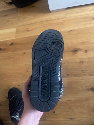 Louis Vuitton Scarpe da Ginnastica Nere Glitter Ta