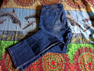 Jeans Uomo Taglia XL Blu