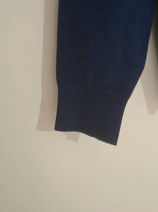 Maglioncino uomo misto cotone blu