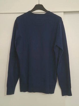 Maglioncino uomo misto cotone blu