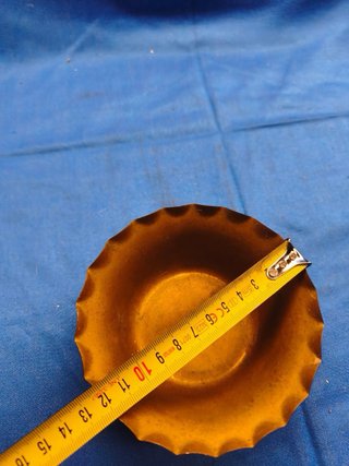Taça Latão Pincel Barbeiro Bom Estado