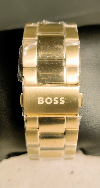 Reloj Boss nuevo, verde y dorado