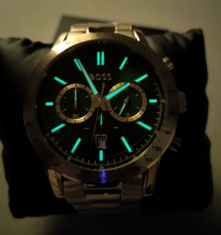 Reloj Boss nuevo, verde y dorado