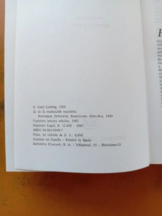 Libro Napoleón de Emil Ludwig