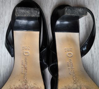 Sandalias charol Martini Osvaldo negras