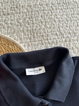 Polo Lacoste Negro Talla L