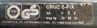 Barras de techo Cruz S-Fix (no envío)