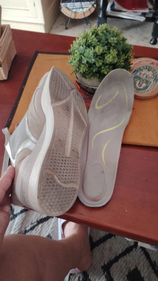 Zapatillas Stonefly Beige/Plata Mujer