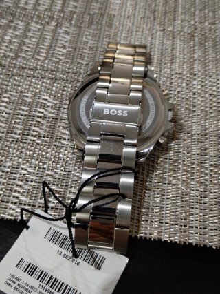 Reloj Boss Hombre Plata Esfera Grande