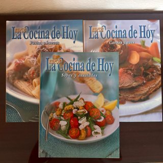 Lote de libros de cocina y Thermomix
