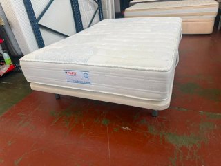 Base retapizada 3D + Colchón Flex 135x190