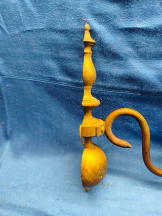 Aplique de parede vintage latão 21cm