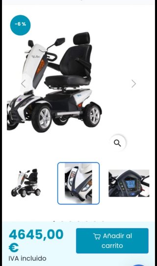 Scooter eléctrica Vita 4 ruedas
