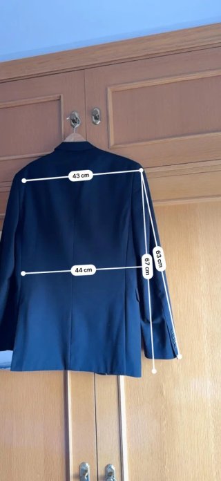 Traje BALZAC negro talla 46