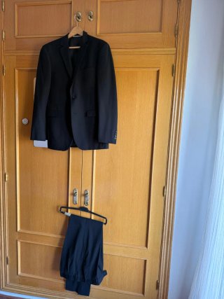 Traje BALZAC negro talla 46