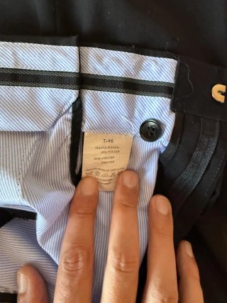 Traje BALZAC negro talla 46