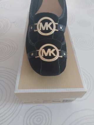 Manoletinas Michael Kors Terciopelo Negro Talla 39