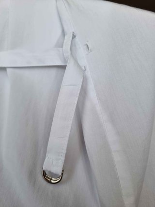 Camicia Zara bianca con cintura