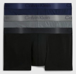 Calvin Klein Boxers S Negro, Azul, Gris