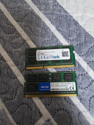 2x 8GB DDR3 SO-DIMM RAM (16GB Total)