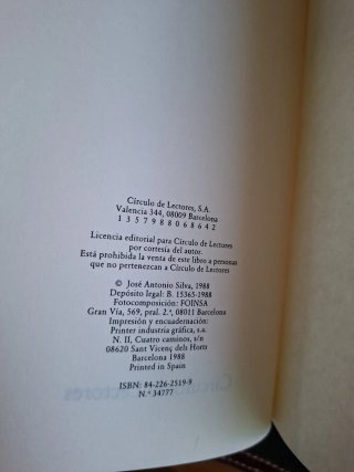 Europa será cenizas. José Antonio Silva.