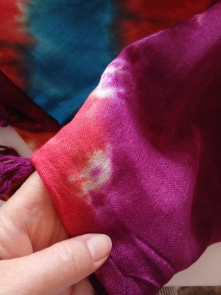 Fular extra grande estampado