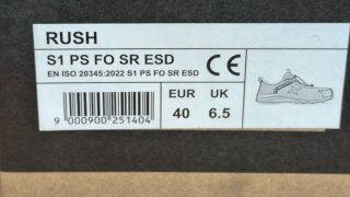 Zapatos de seguridad Exena RUSH Talla 40