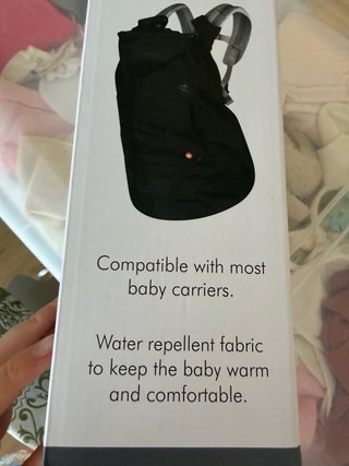 Funda portabebé para todo clima, frio y lluvia