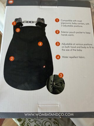 Funda portabebé para todo clima, frio y lluvia