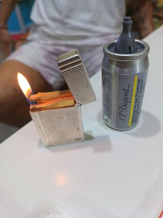 Elegante juego DUPONT bolígrafo y mechero