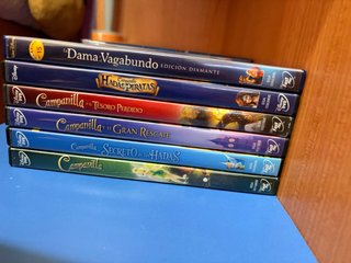6 Películas Disney DVD (Español)