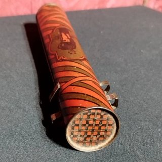 Antiguo tubo portadocumentos Ejército Español