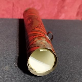 Antiguo tubo portadocumentos Ejército Español