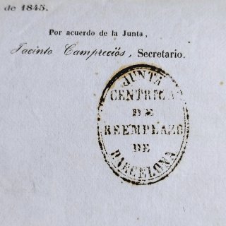 Antiguo tubo portadocumentos Ejército Español