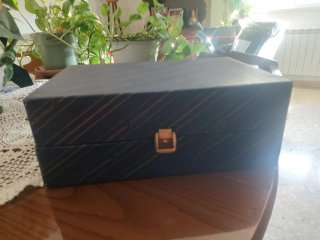 Set Vintage Vassoio + 2 Coppe Silver