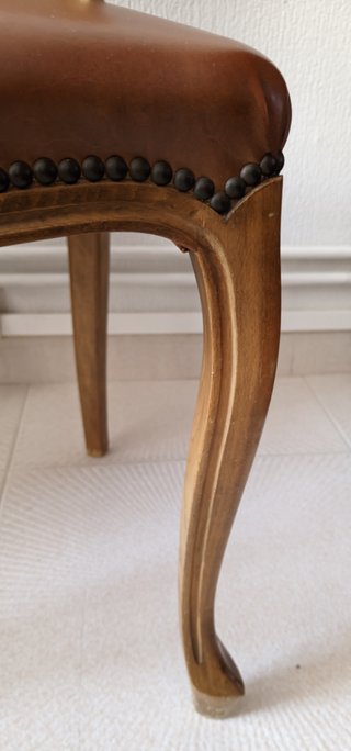 Silla vintage estilo Luis XV para restaurar
