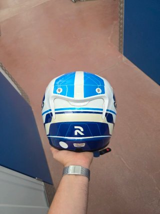 Casco Moto HJC RPHA 10+ Azul Blanco