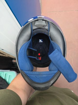 Casco Moto HJC RPHA 10+ Azul Blanco