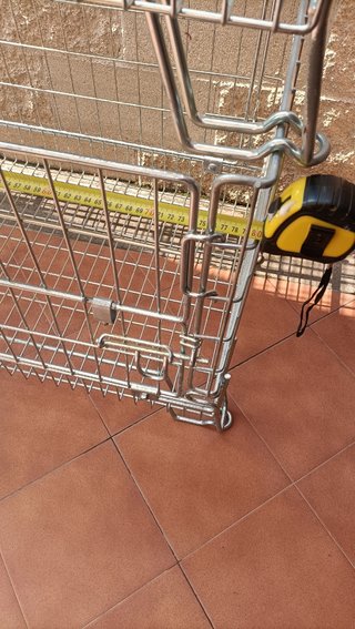 Jaula Metálica Plegable Acero Galvanizado