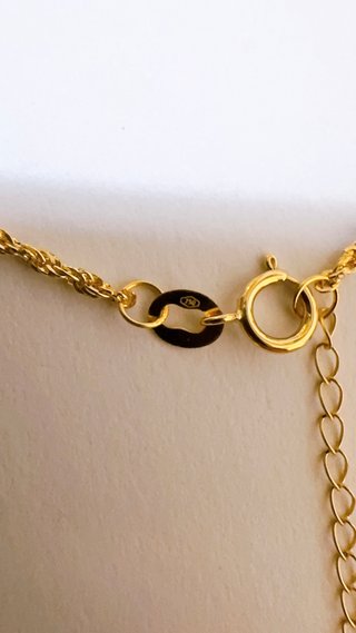Collana Funetta degradè in oro giallo 18kt 750
