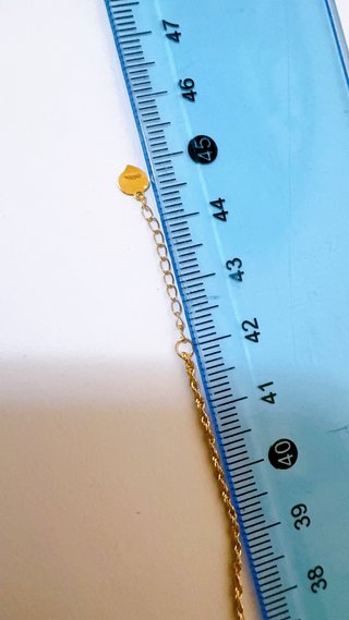 Collana Funetta degradè in oro giallo 18kt 750