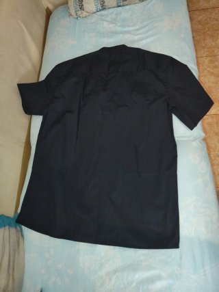 Camisa camarero negra talla M
