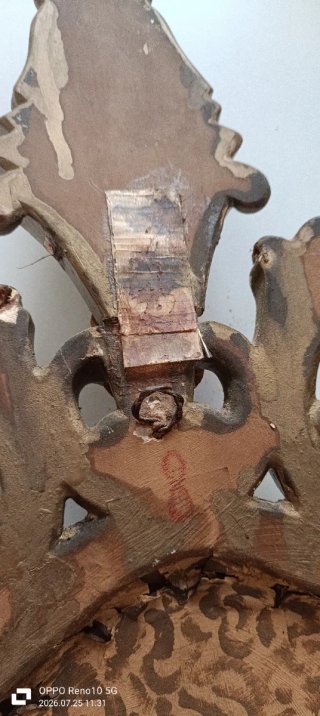 Espejo Antiguo Dorado