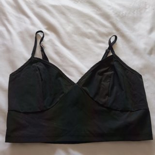 Top plateado iridiscente talla XS