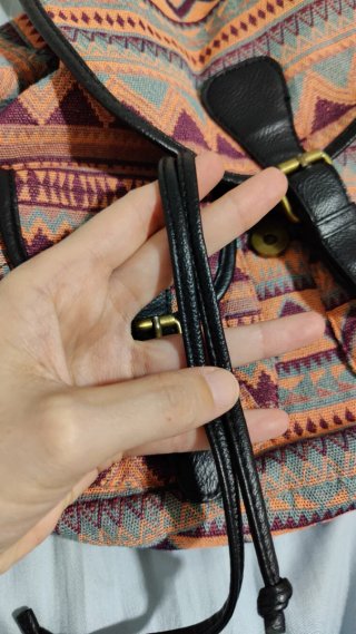 Mochila estampado étnico
